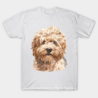 Red Havanese Watercolor Art T-Shirt